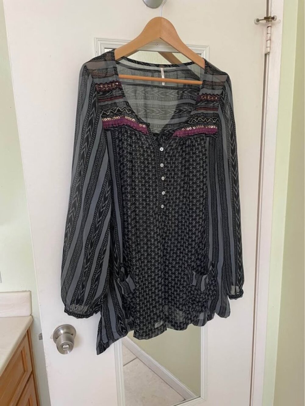 Free People Blouse - L